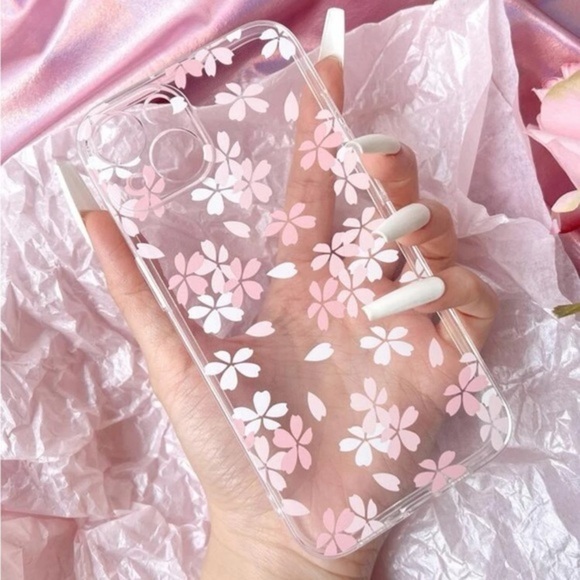 ⚠️Clearance💕iPhone 12/Pro/Pro Max Pink Flower Phone Case - Picture 2 of 4